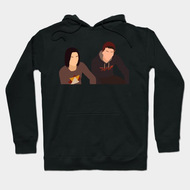 Life is Strange 2 Sean and Lyla Digital Art Sticker Hoodie by senaeksi